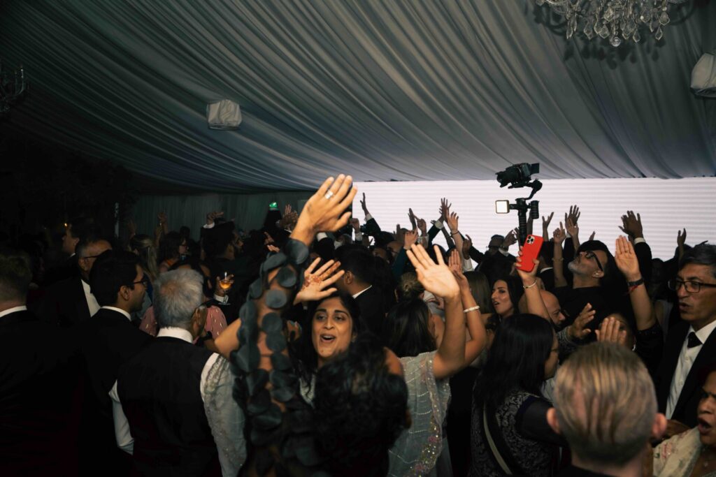 big fat asian wedding party